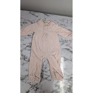 Kate Spade Baby Girl Outfit Pink Dot Print Jumpsuit Romper 74/9M